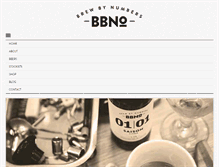 Tablet Screenshot of brewbynumbers.com